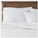 White Waffle Weave Bedding Set