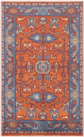 Heriz Serapi Geometric Handmade Rug