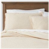 Waffle Weave Natural Duvet Set