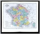 Judicial Districts of France - 1877 Vuillemin Map