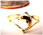 Golden Dolphin Ring for Kids with Gift Box and Free Delivery