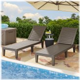 Relaxing Patio Loungers - Set of 2