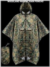 StormGuard Camo Rain Poncho