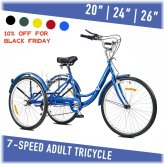 Tricycle Triad Basket Bike