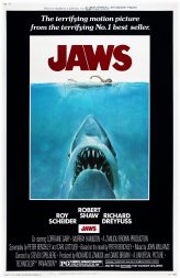 Vintage Jaws Movie Poster