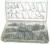 VersaSprings Assorted Set - 200pc Compressed & Extended Springs with Flat Hooks