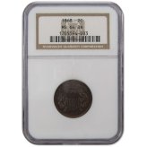 Copper Shielded Two Cent Coin