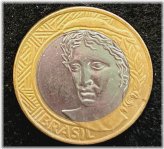 Brazilian Rial Circulated Coin