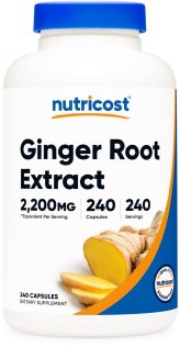 Ginger Boost Dietary Supplement Capsules