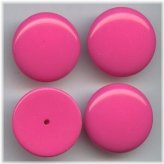 Hot Pink Smooth Dome Cabochons Set