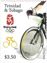 T&T Olympic Cycling Stamp - SG1137 MNH 2008