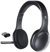 Black Wireless Over The Head Headset