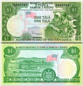 Samoan Tala Banknote - Modern Reprint, 2000 ND, UNC, Prefix S