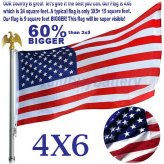 Extra Large Heavy-Duty American Flag with Brass Grommets