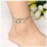 Heart Arrow Stainless Steel Anklet for Women