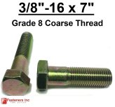 Yellow Zinc Grade 8 Cap Screw