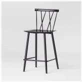 Becket X-Back Metal Stool