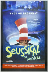 Seussical Broadway Window Card Poster