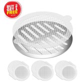 Shower Hair Catcher Mesh Sticker Drain Guards