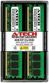 Desktop Memory Upgrade Kit - 4GB DDR2 RAM (2x 2GB DIMMs) at 800 MHz