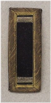 Vintage Military Officer Shoulder Straps - 1st Lieutenant, Chaplain/Staff c.1912