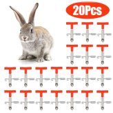 Pet Oasis - 20 Automatic Water Nipple Feeders for Small Animals