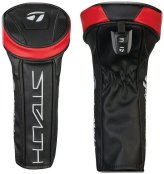 Customized Stealth Black/Red Fairway Wood Headcover