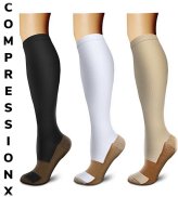 Copper Compression Knee-High Socks (3 Pairs)