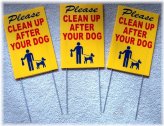 Responsible Pet Owner Reminder Sign