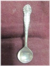 Birmingham Suckling & Co Silver Salt Spoon
