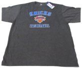 Knicks Majestic Gray Shirt in Men's Extended Sizes