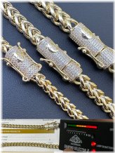 Frost Clasp Franco Chain Set