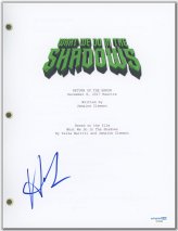 Shadows Script Signed by Harvey Guillen