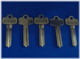 Nickel Silver Key Blanks Set for "E" Keyway