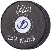Victor Hedman 2018 Norris Inscribed Signed Puck