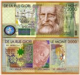 Leonardo Da Vinci GIORI Specimen Note