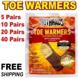 FrostBite Fighters - Adhesive Toe Warmers with Safe & Natural Heat
