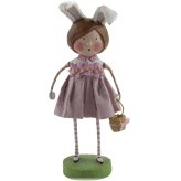 Whimsical Springtime Rabbit Figurine