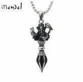 Thai Elephant Protection Pendant Necklace for Men by MENDEL