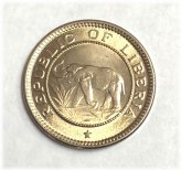 African Elephant Half Cent Coin from 1941