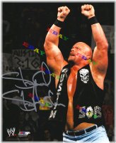 Champion's Signature: Stone Cold Steve Austin 8x10 Sports Print