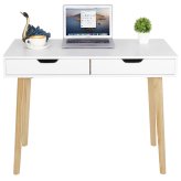 Sleek Storage Desk with Dual Drawers