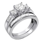 Royal Trio Sterling Silver Ring Set