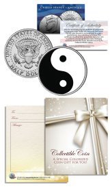 Yin Yang JFK Half Dollar Keepsake