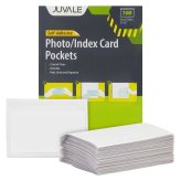 Clear Label Pockets for Index Cards - Pack of 100