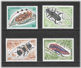 Laos Insects Stamp Set 1974