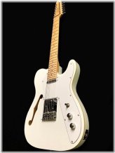 Black Dual-Neck Electric Slide Guitar