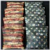 Stars & Stripes Custom Cornhole Bean Bags Set
