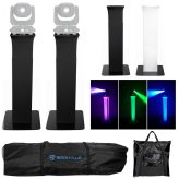 Adjustable Totem Lighting System with Scrims and Bags