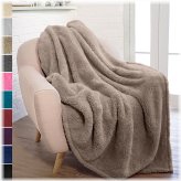 Sherpa Fleece Throw Blanket